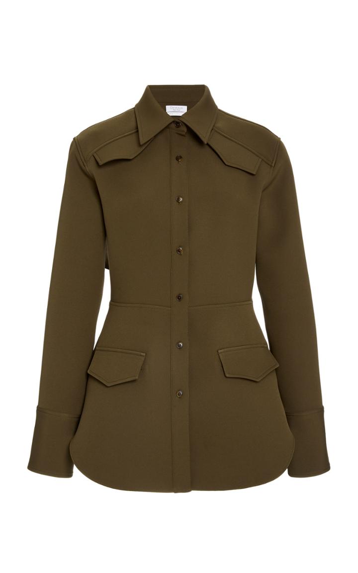 Moda Operandi Deveaux Sierra Crepe Peplum Top
