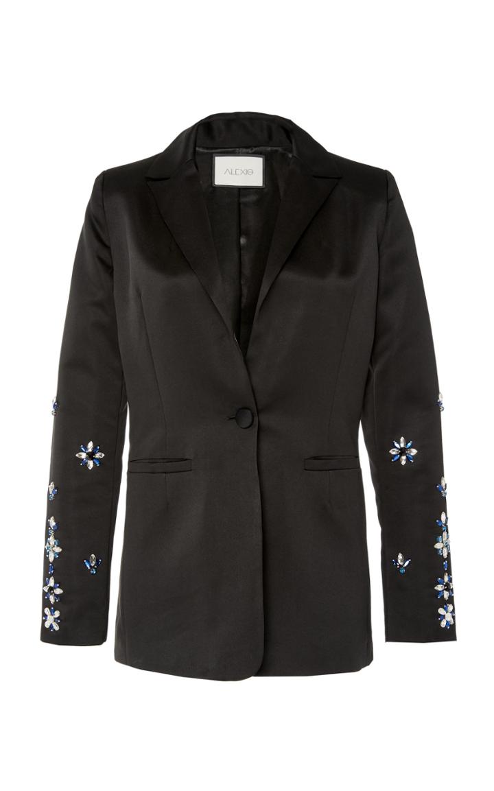 Alexis Loucas Beaded-sleeve Blazer