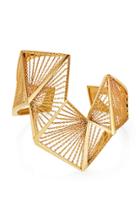 Mike Joseph Yellow Gold Angular Bracelet