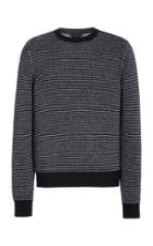 Prada Striped Cashmere-knit Sweater