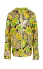 Michael Kors Collection Embroidered Pocket Brocade Scuba Jacket