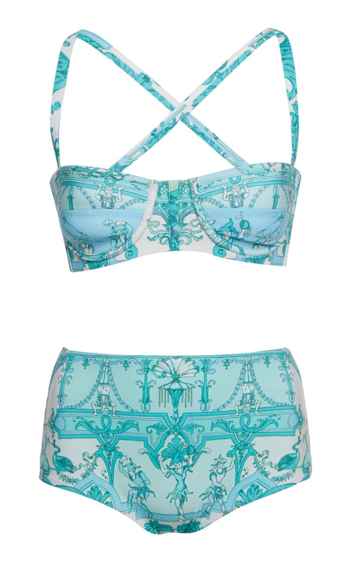 Moda Operandi Etro Printed Racerback Bikini
