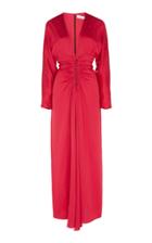 Racil Rita Satin V-neck Midi Dress