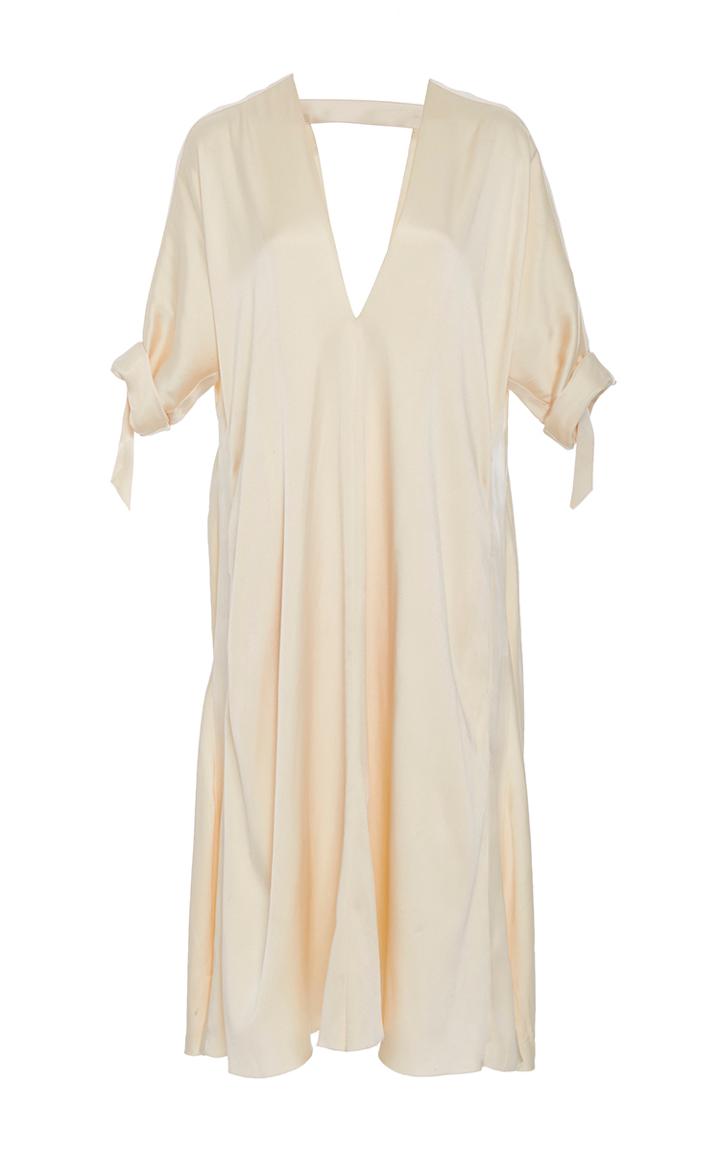 Kitx Simple Satin Drape Dress
