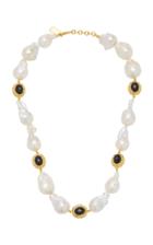 Valre Dolce Vita Gold-plated, Pearl And Onyx Necklace