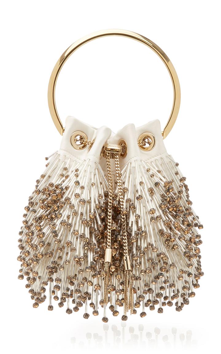 Jimmy Choo Bon Bon Beaded Satin Bag