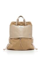 Maison Margiela Faux-leather And Canvas Convertible Backpack