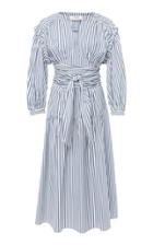 Sea Riviera Long-sleeved Relaxed Dress