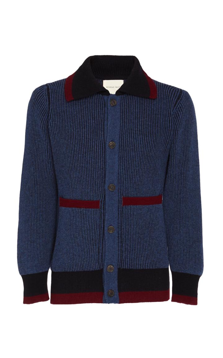Nicholas Daley Knitted Shirt Jacket Size: 36