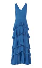 Yanina Demi Couture Tiered Sleeveless Dress