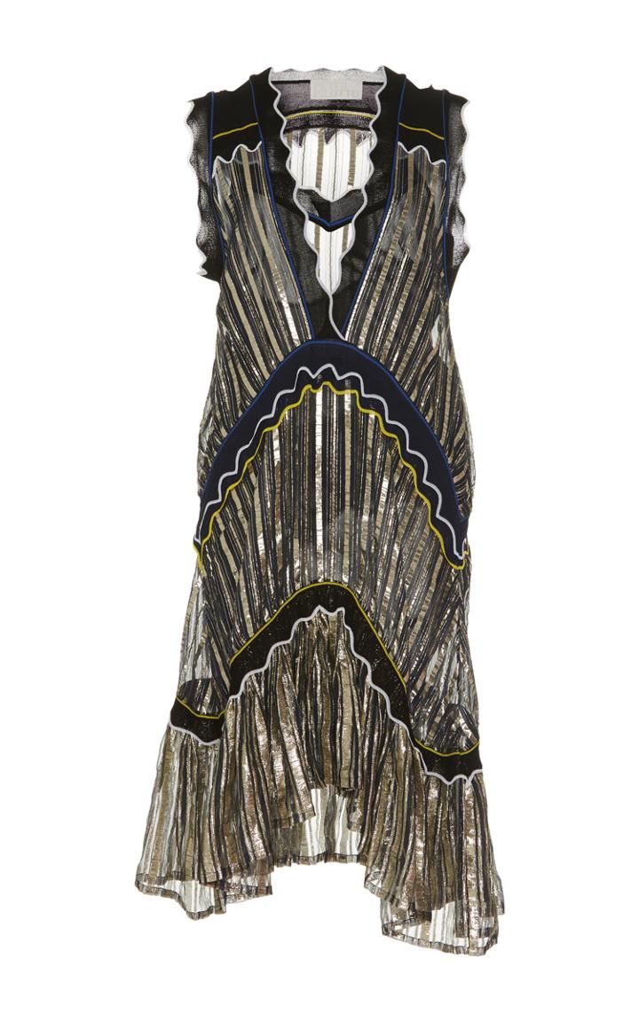 Peter Pilotto Chiffon Mini Sheath Dress