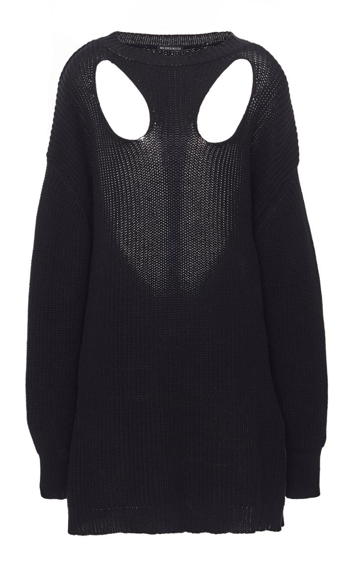 Moda Operandi Ann Demeulemeester Cutout Cotton Sweater Size: L
