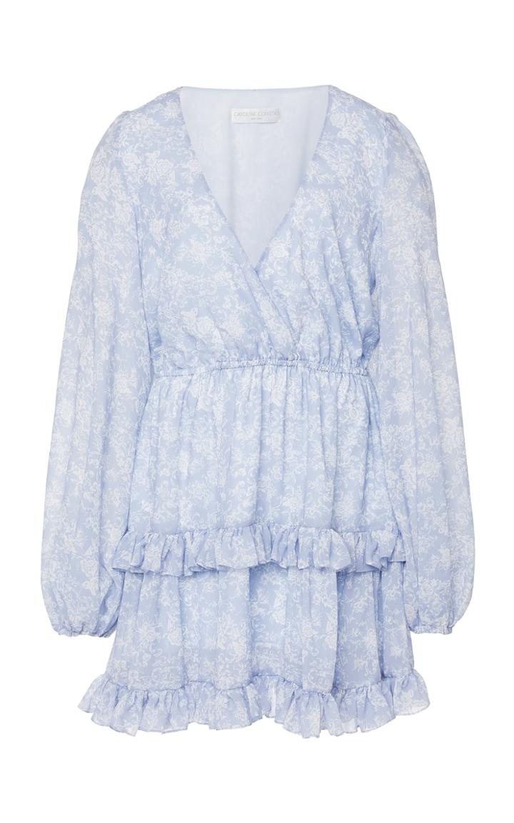 Caroline Constas Fae Long Sleeve Mini Dress