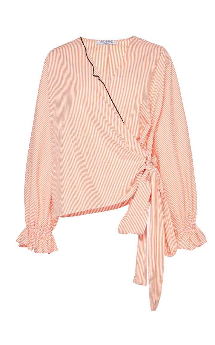 Vivetta Kari Wrap Blouse