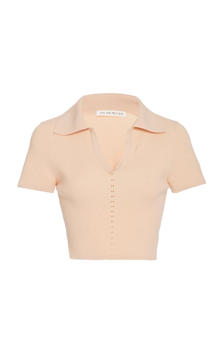 Live The Process Seamless Crop Polo