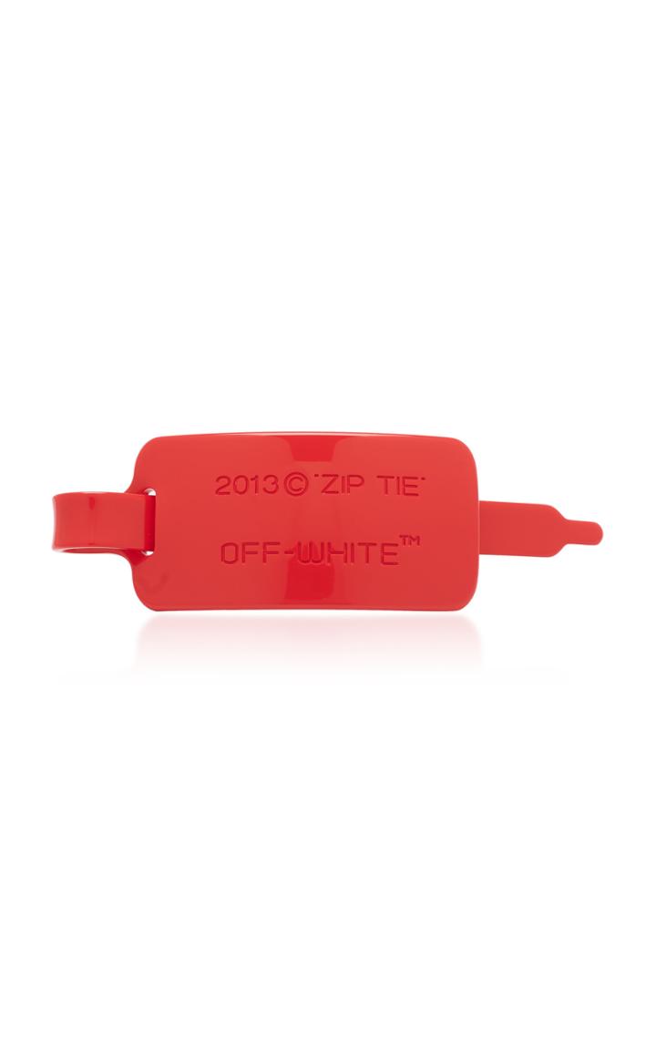 Off-white C/o Virgil Abloh Ziptie Acetate Hair Clip