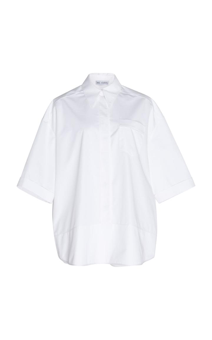 Dice Kayek Boxy Cotton Blend Blouse