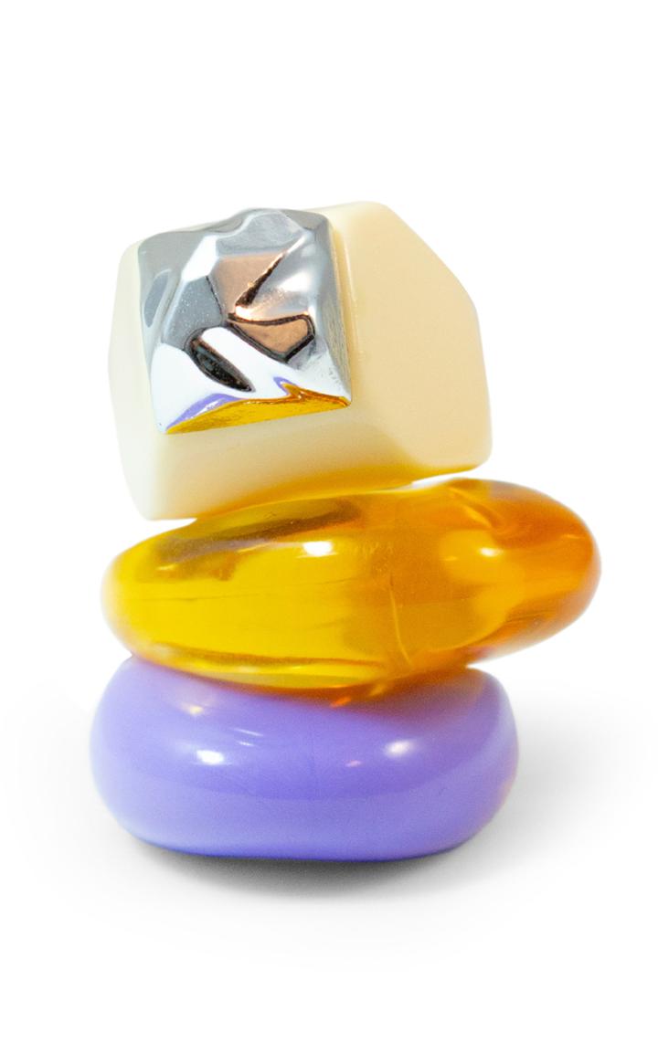 Moda Operandi La Manso Platin Records Set Resin Rings
