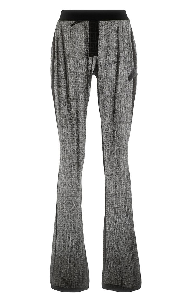 Moda Operandi Balmain Monogrammed Jacquard Pants