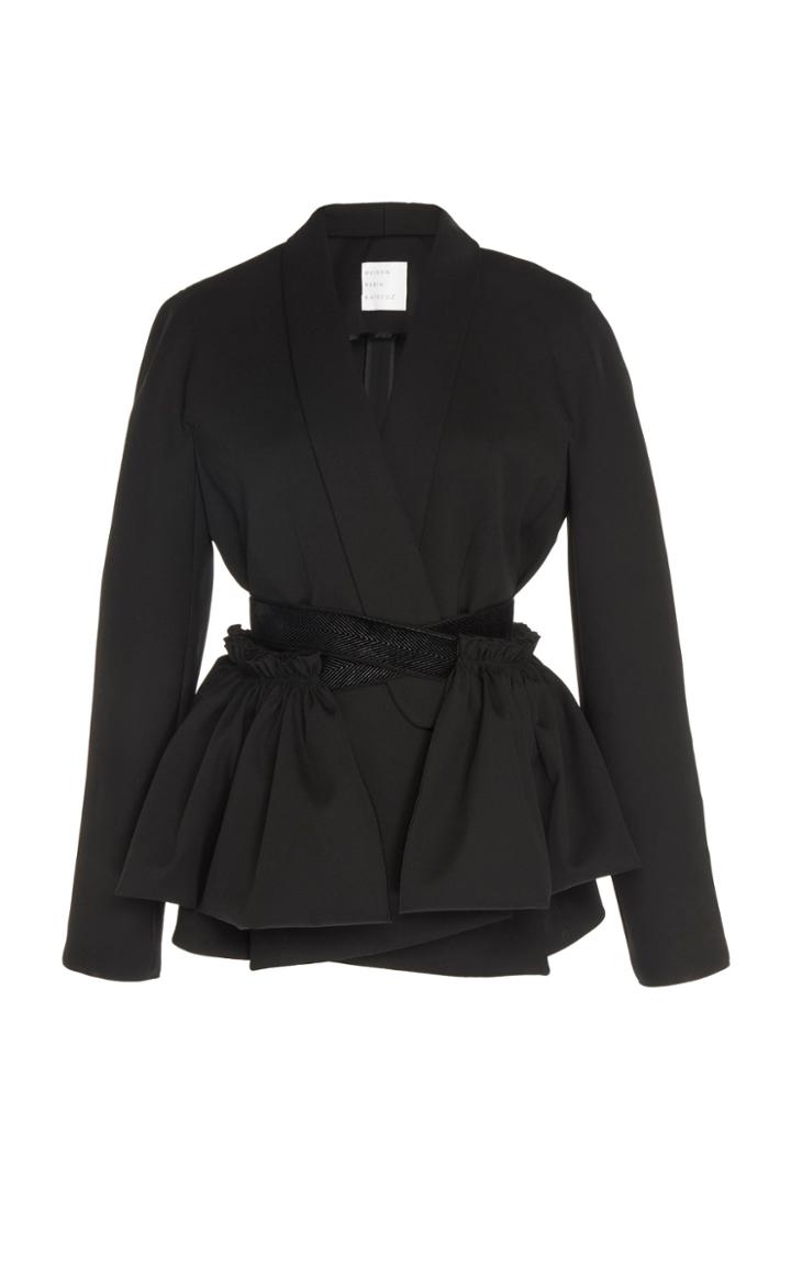Maison Rabih Kayrouz Virgin Wool Twill Jacket