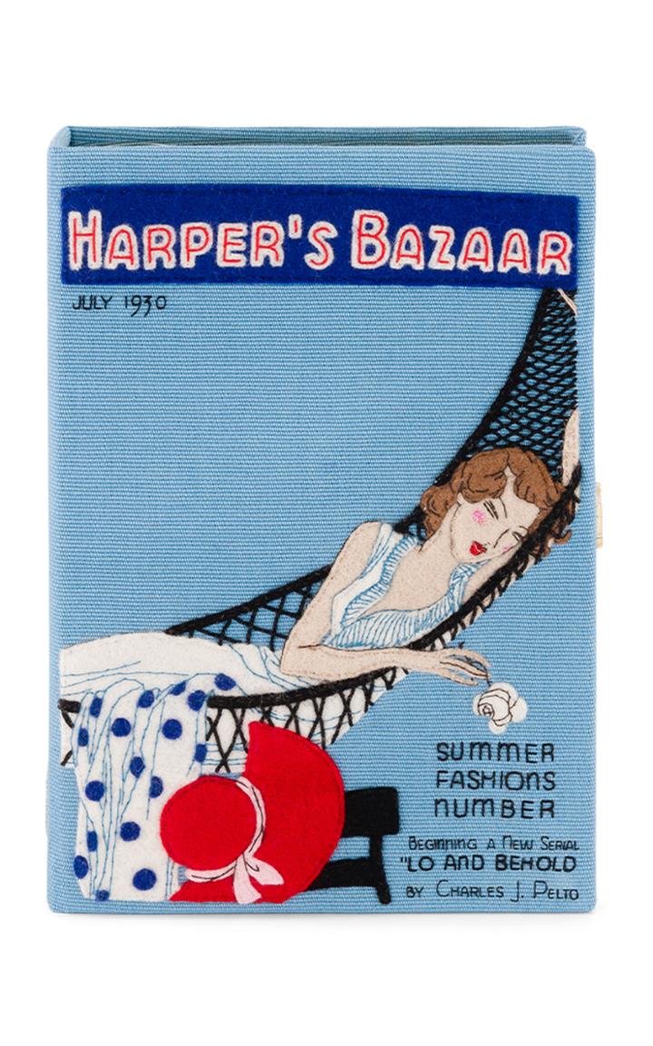 Moda Operandi Olympia Le-tan Harpers Bazaar Fashion Hammock Embroidered Clutch