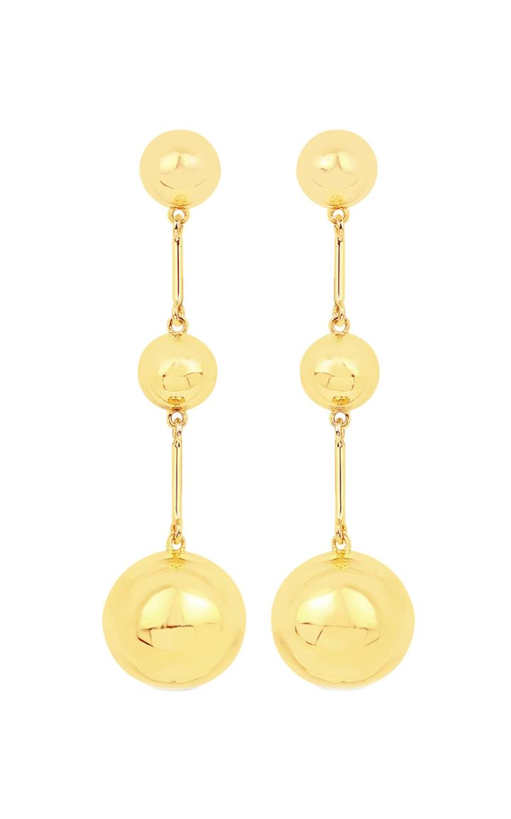 Moda Operandi Flash Jewellery .02 Disco Drop 14k Vermeil Earrings