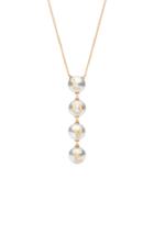 Moda Operandi W.rosado 18k Rose Gold Pearl Id Love Necklace