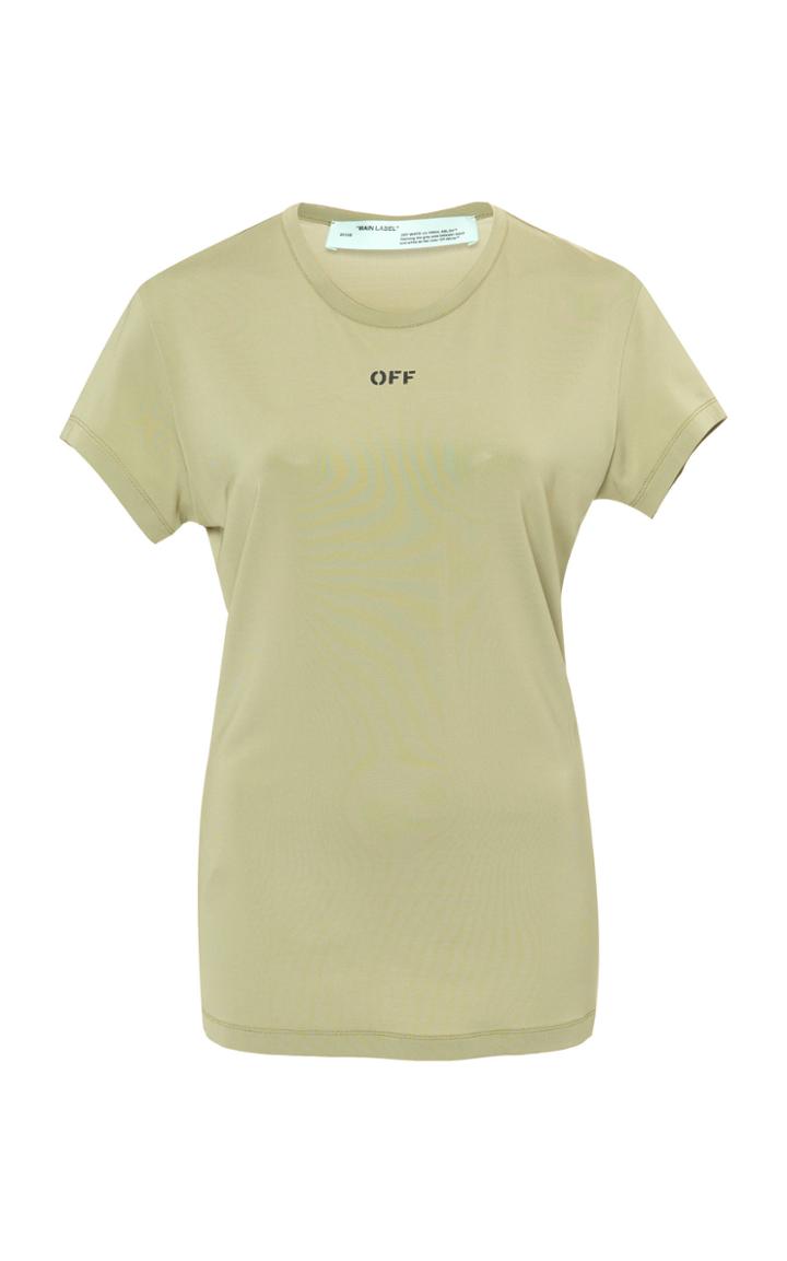 Off-white C/o Virgil Abloh Logo Knit T-shirt