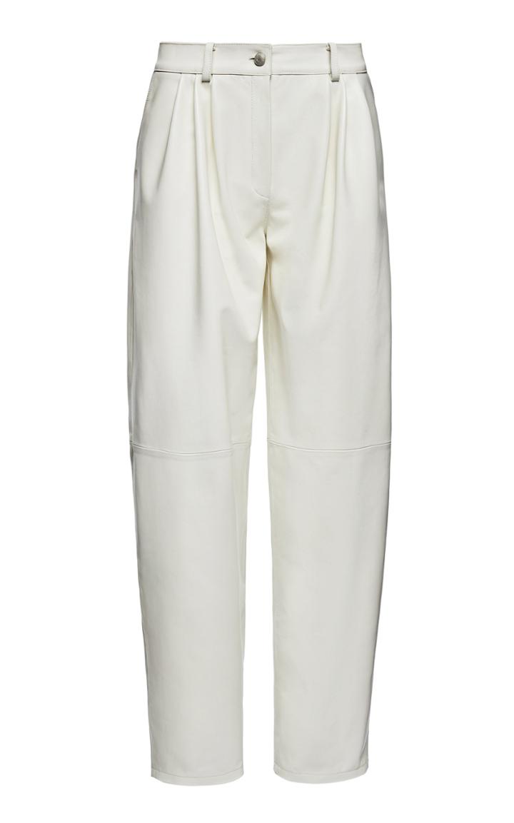 Magda Butrym Panna Maria High-rise Wide-leg Leather Pants