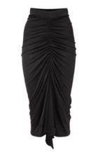 Dodo Bar Or Terra Ruched Stretch-jersey Midi Skirt