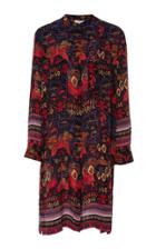 Chufy Nazca Wrap-effect Broadcloth Dress