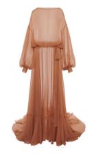 Moda Operandi Valentino Draped Silk-chiffon Gown