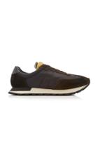 Maison Margiela Replica Low-top Suede-paneled Running Sneakers