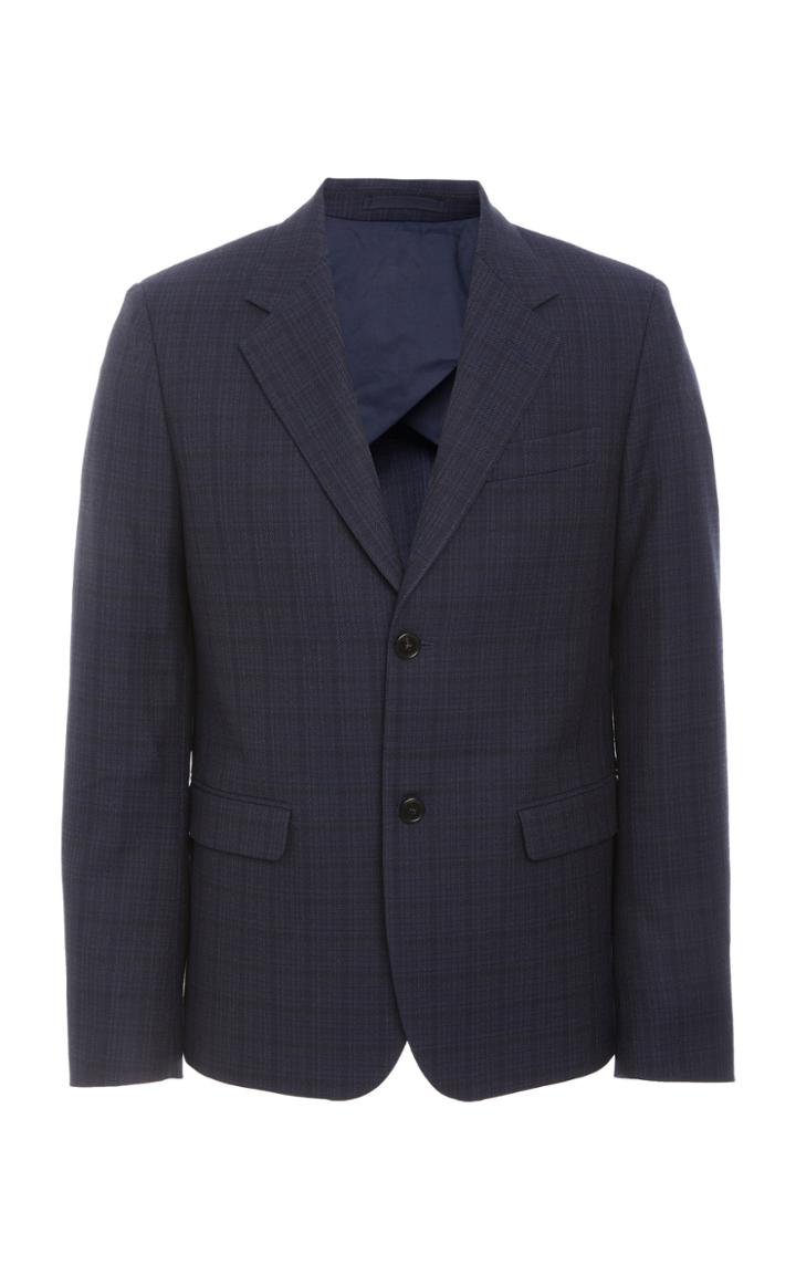 Marni Checked Navy Blazer