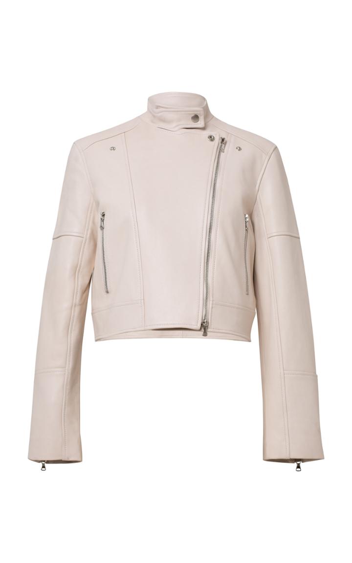 Dorothee Schumacher Sharp Silhouette Leather Jacket