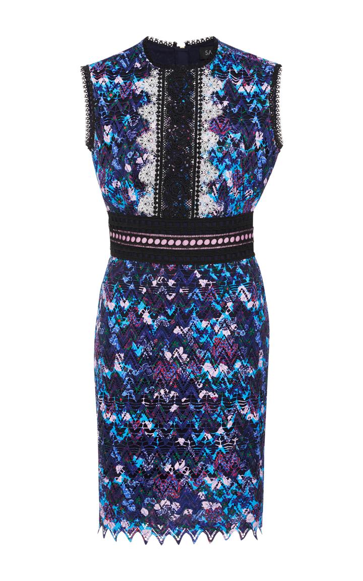 Saloni Trudi Sleeveless Mini Dress