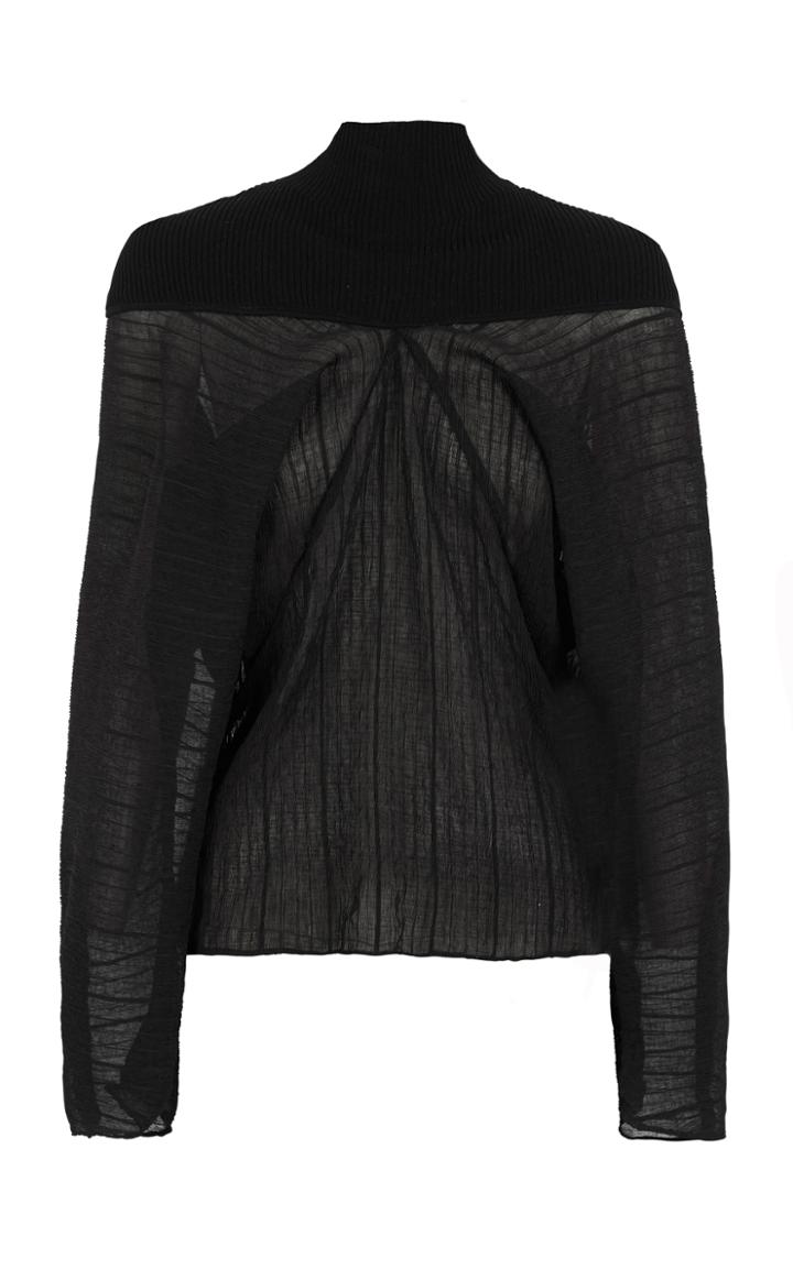 Christopher Esber Cruz Gathered Turtleneck Top