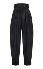 Moda Operandi Dolce & Gabbana Pinstriped Tapered Cady Pants