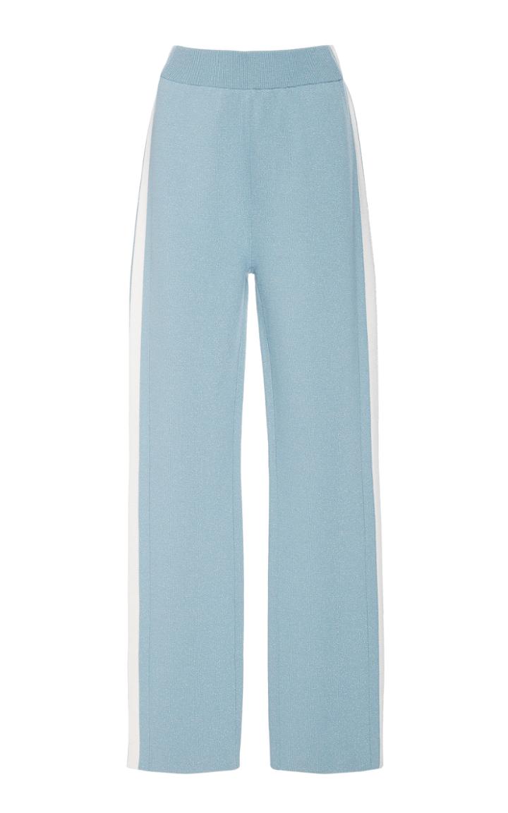 Sally Lapointe Merino-blend Straight Leg Pants