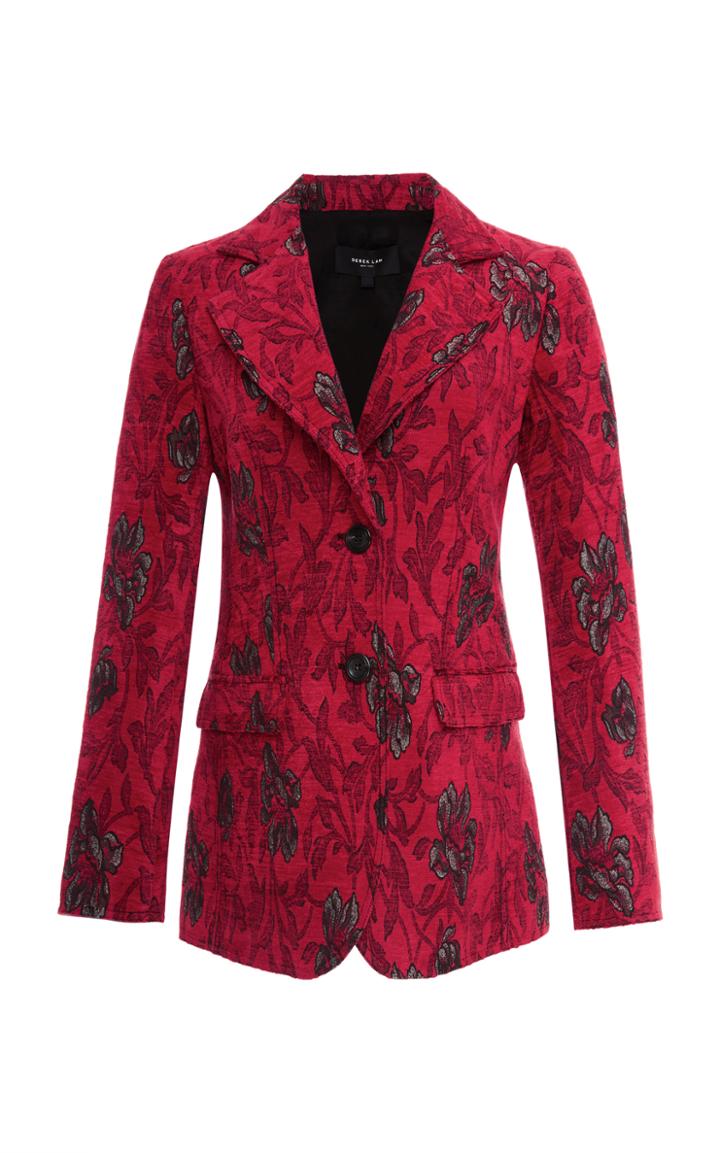Derek Lam Floral Jacquard Blazer