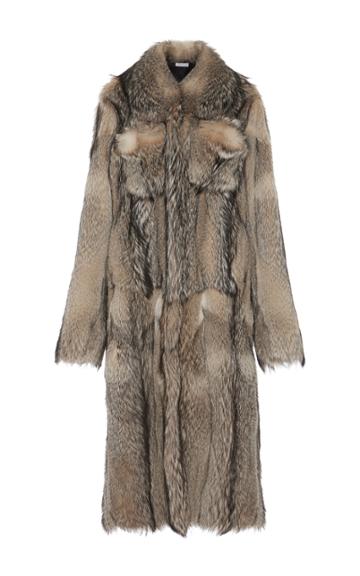 J.w.anderson Argentinian Fox Fur Coat