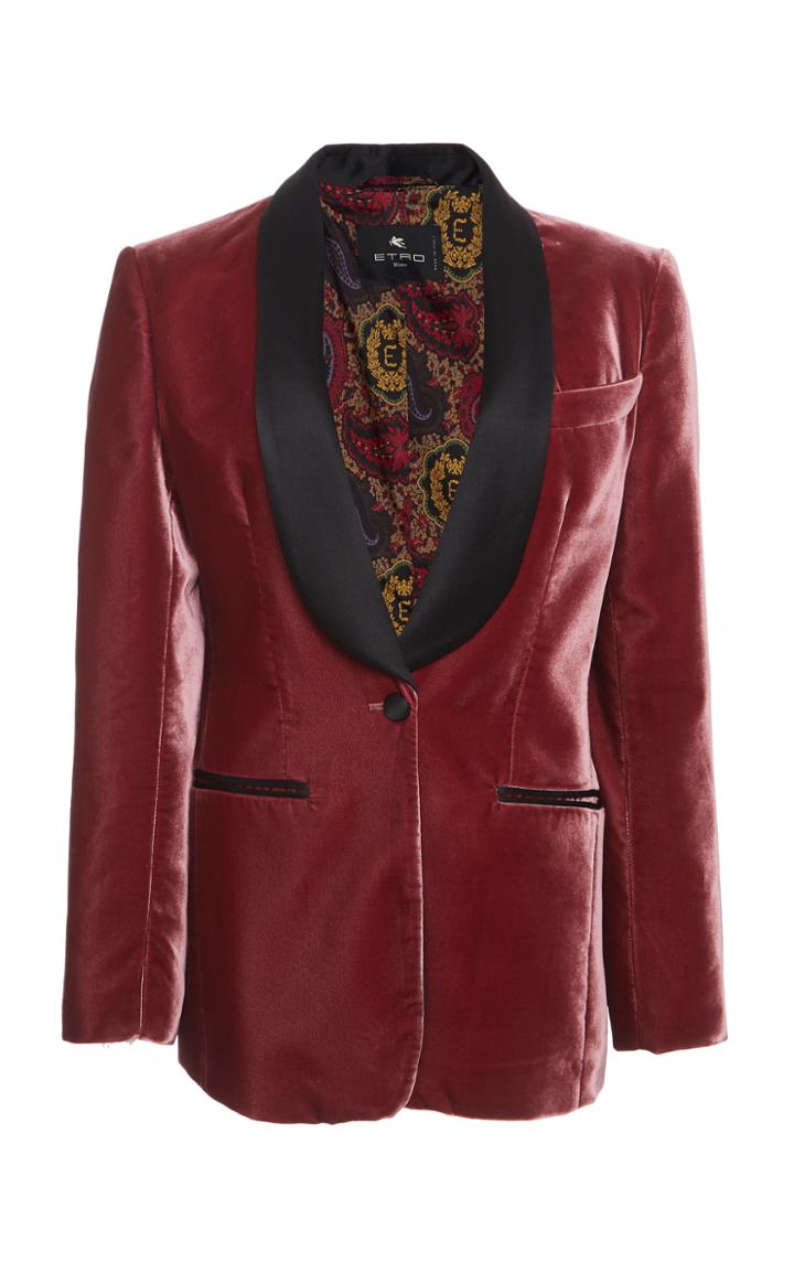 Moda Operandi Etro Two-tone Satin Tuxedo Jacket