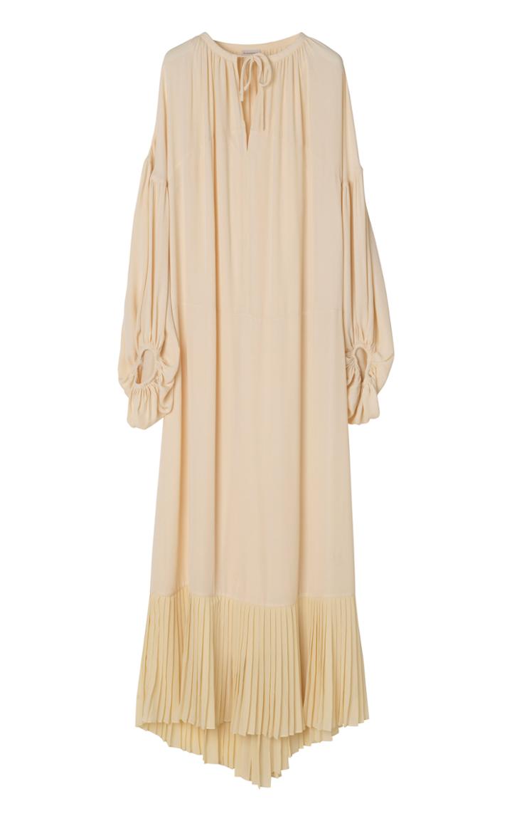 Moda Operandi By Malene Birger Selinah Solid Viscose Crepe Dress Size: 32