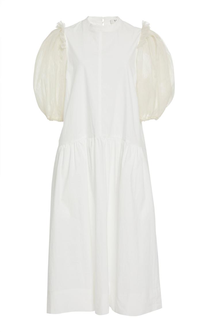 Moda Operandi Sea Olive Midi Dress Size: Xs