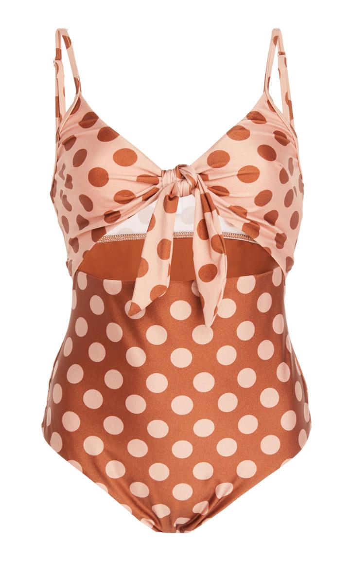Zimmermann Primrose Tie Front One Piece