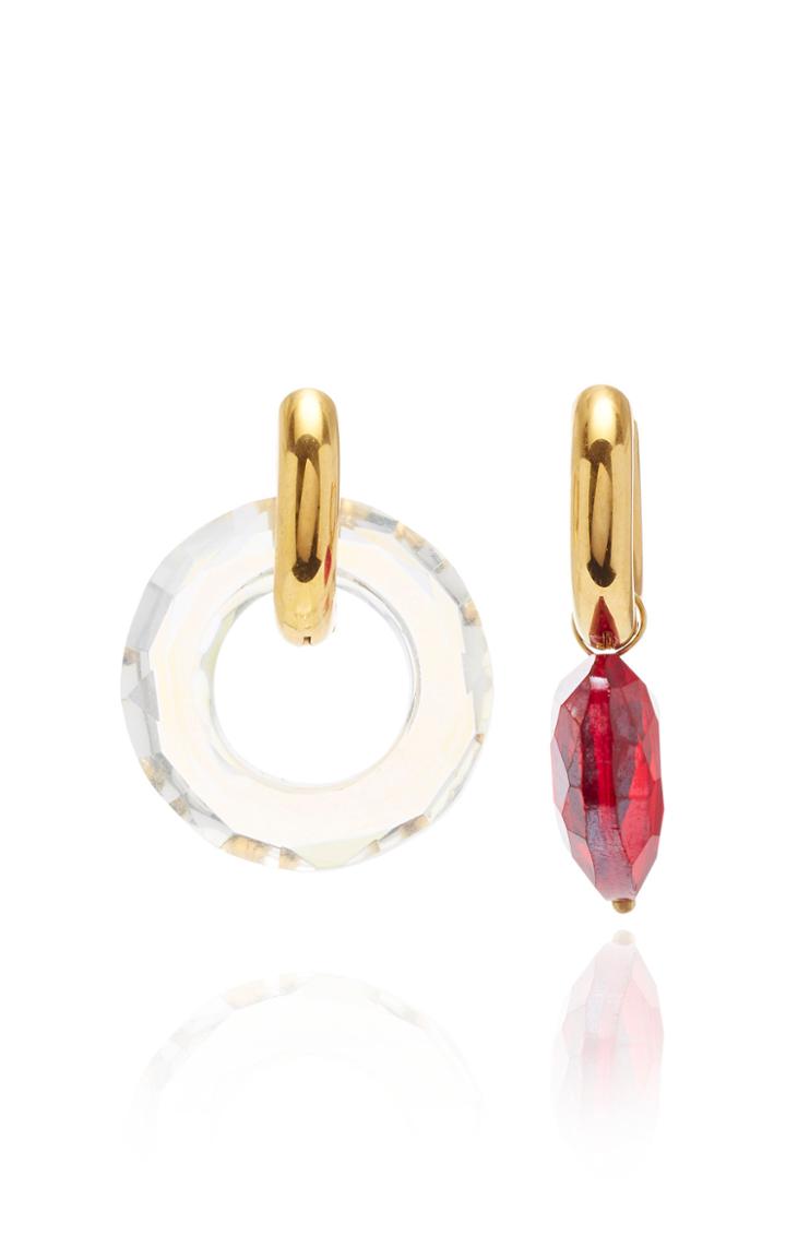 Moda Operandi Timeless Pearly Glass Charm Earrings