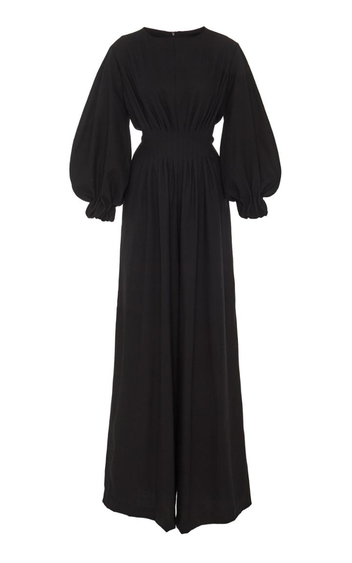 Andres Otalora Emma Wool Wide-leg Jumpsuit