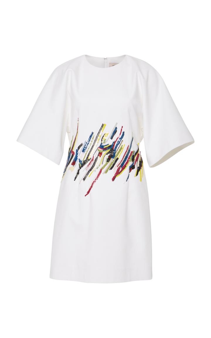 Cushnie Et Ochs Viona Embellished Shirt Dress