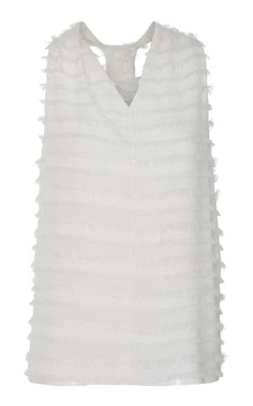 Audra Fringe Twisted Halter Top