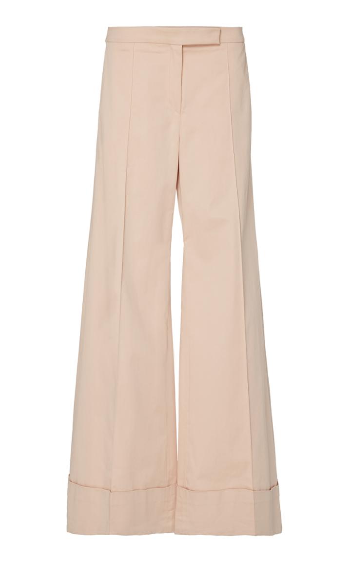 Nina Ricci Wide Leg Cotton Trousers